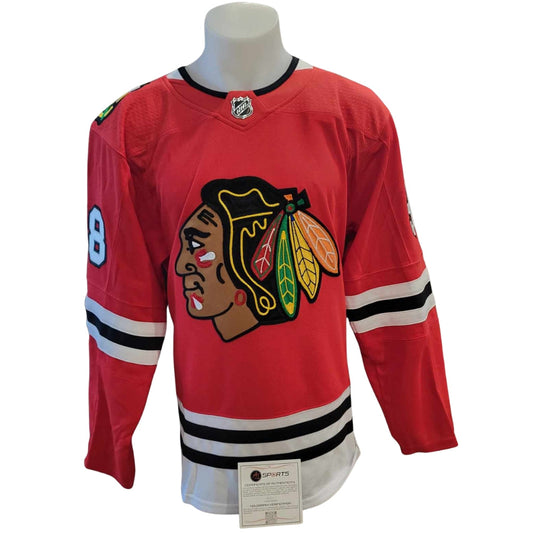 Official Adidas signed jersey - Connor Bedard home rookie AJs coa