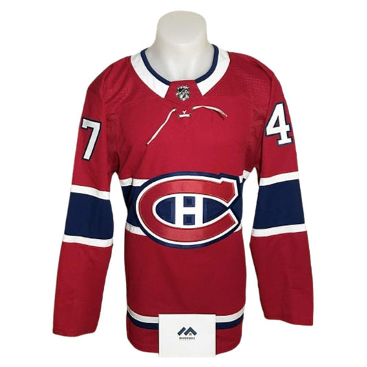 Chandail officiel Adidas signé - Jayden Struble domicile 3 inscriptions Memorable coa