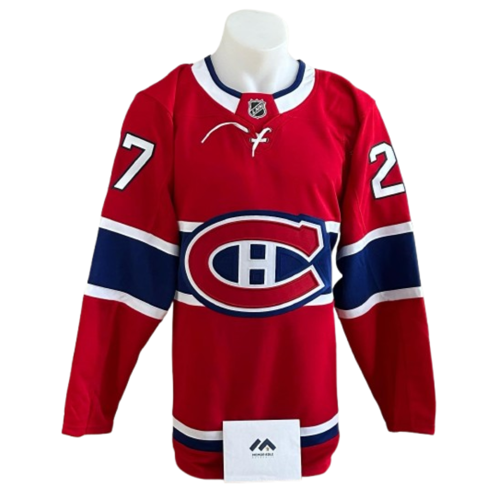 Official Fanatics Premium signed jersey - Alex Barré Boulet home Memorable coa