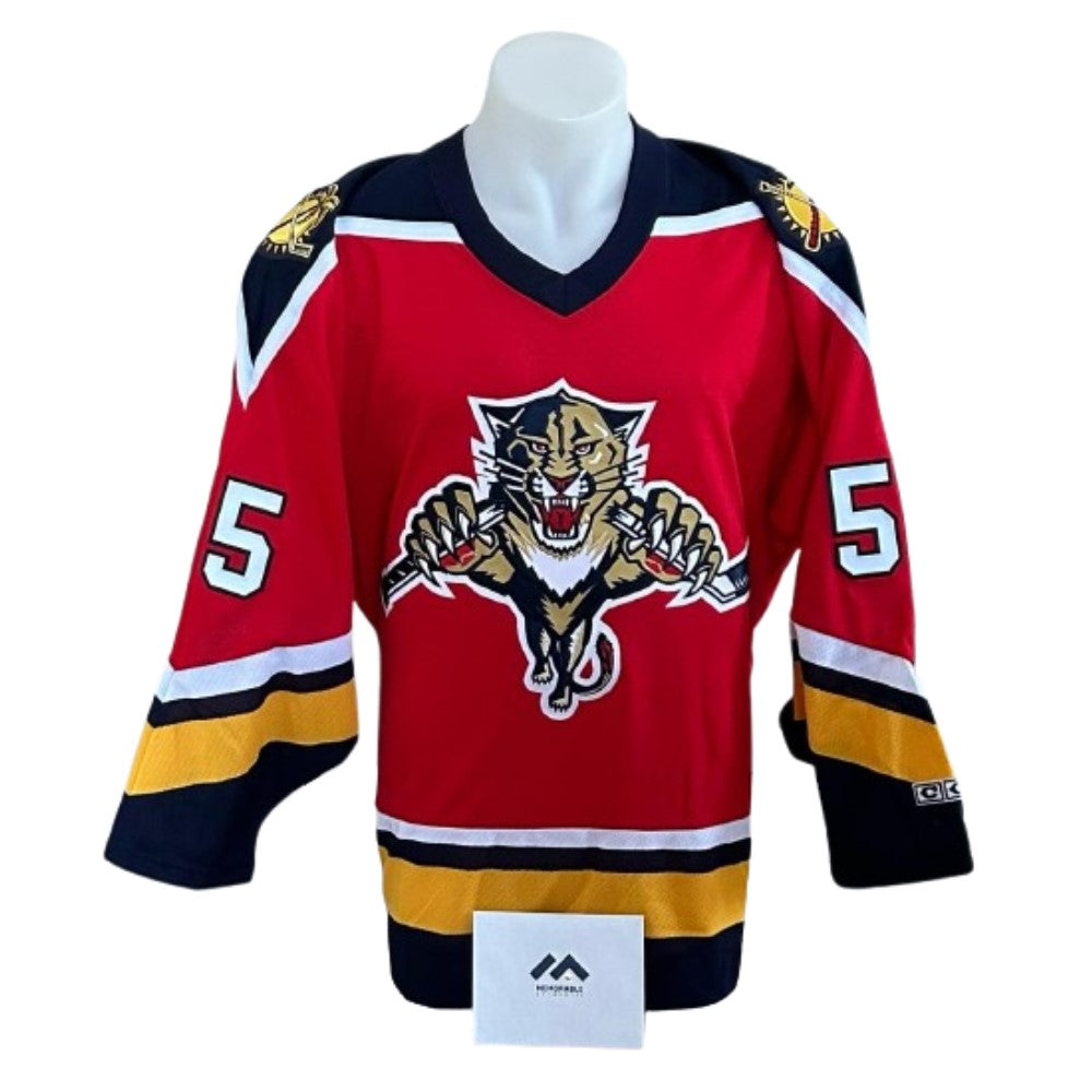 Official CCM vintage signed jersey - Ed Jovanovski red inscribed Memorable coa