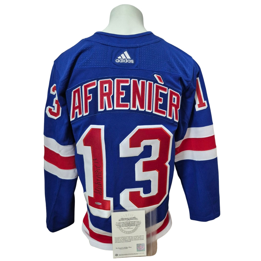 Official Adidas signed jersey - Alexis Lafrenière home UD coa