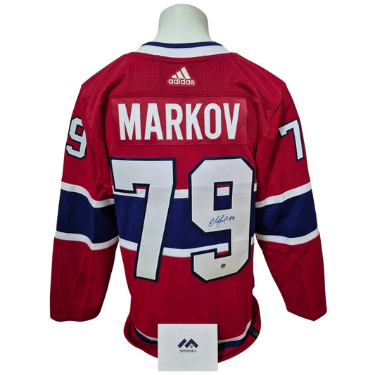 Official Adidas signed jersey - Andrei Markov home Memorable coa