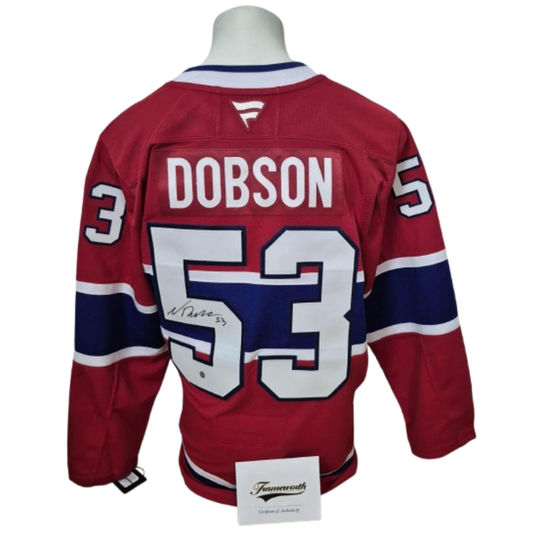 Official Fanatics Premium signed jersey - Noah Dobson home Frameworth coa