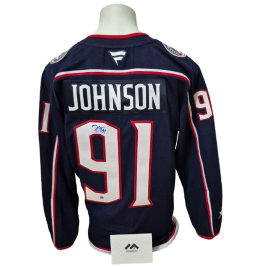 Official Fanatics Premium signed jersey - Kent Johnson home Memorable coa