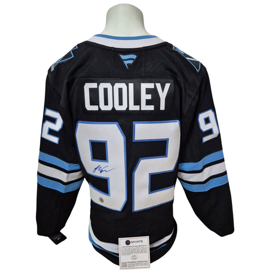 Official Fanatics Premium signed jersey - Logan Cooley home Ajs coa
