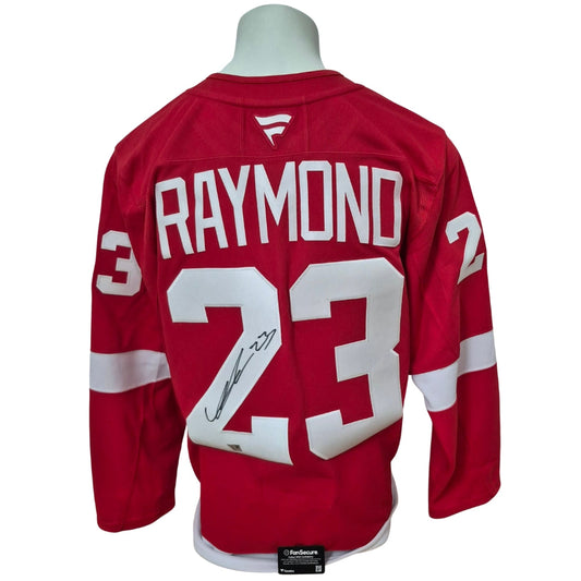Official Fanatics Premium signed jersey - Lucas Raymond home Fanatics coa