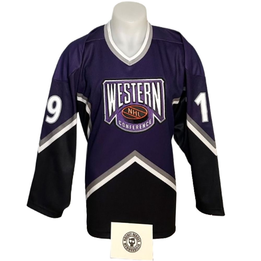 Official CCM vintage signed jersey - Steve Yzerman allstar HH coa