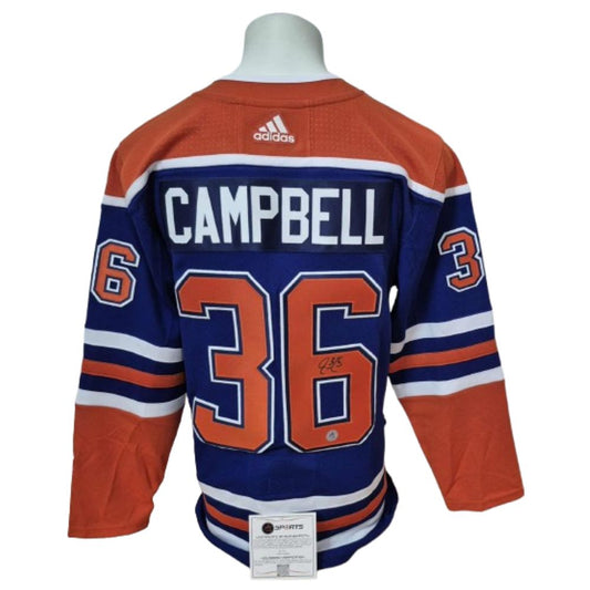 Official Adidas signed jersey - Jack Campbell home AJs coa
