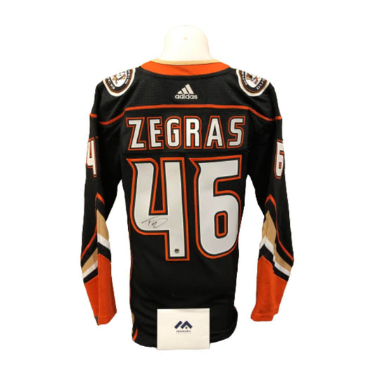 Official Adidas signed jersey - Trevor Zegras home #46 Memorable coa